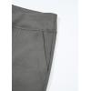 imageblibean Tween Girls Bell Bottom Pants School Uniform Stretchy Leggings Size 615 YearsGrey