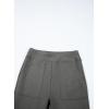 imageblibean Tween Girls Bell Bottom Pants School Uniform Stretchy Leggings Size 615 YearsGrey