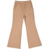 imageblibean Tween Girls Bell Bottom Pants School Uniform Stretchy Leggings Size 615 YearsKhaki