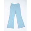 imageblibean Tween Girls Bell Bottom Pants School Uniform Stretchy Leggings Size 615 YearsLight Blue