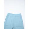 imageblibean Tween Girls Bell Bottom Pants School Uniform Stretchy Leggings Size 615 YearsLight Blue