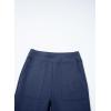 imageblibean Tween Girls Bell Bottom Pants School Uniform Stretchy Leggings Size 615 YearsNavy Blue