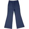 imageblibean Tween Girls Bell Bottom Pants School Uniform Stretchy Leggings Size 615 YearsNavy Blue