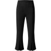 imageblibean Tween Girls Bell Bottoms Pants Uniform Slit Pants with Pockets Size 615 YearsA Black