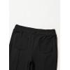 imageblibean Tween Girls Bell Bottoms Pants Uniform Slit Pants with Pockets Size 615 YearsA Black