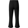 imageblibean Tween Girls Bell Bottoms Pants Uniform Slit Pants with Pockets Size 615 YearsA Black