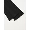 imageblibean Tween Girls Bell Bottoms Pants Uniform Slit Pants with Pockets Size 615 YearsA Black