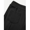 imageblibean Tween Girls Bell Bottoms Pants Uniform Slit Pants with Pockets Size 615 YearsA Black