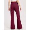 imageblibean Tween Girls Bell Bottoms Pants Uniform Slit Pants with Pockets Size 615 YearsA Burgundy