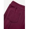 imageblibean Tween Girls Bell Bottoms Pants Uniform Slit Pants with Pockets Size 615 YearsA Burgundy