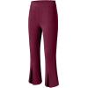 imageblibean Tween Girls Bell Bottoms Pants Uniform Slit Pants with Pockets Size 615 YearsA Burgundy