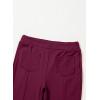 imageblibean Tween Girls Bell Bottoms Pants Uniform Slit Pants with Pockets Size 615 YearsA Burgundy