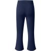 imageblibean Tween Girls Bell Bottoms Pants Uniform Slit Pants with Pockets Size 615 YearsA Navy