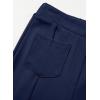 imageblibean Tween Girls Bell Bottoms Pants Uniform Slit Pants with Pockets Size 615 YearsA Navy