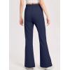 imageblibean Tween Girls Bell Bottoms Pants Uniform Slit Pants with Pockets Size 615 YearsA Navy