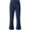 imageblibean Tween Girls Bell Bottoms Pants Uniform Slit Pants with Pockets Size 615 YearsA Navy