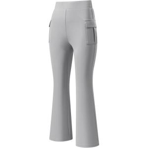 imageblibean Girls Uniform Pants Teen School Flare Bell Bottoms Size 615 YearsA Grey