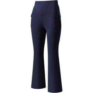 imageblibean Girls Uniform Pants Teen School Flare Bell Bottoms Size 615 YearsA Navy Blue