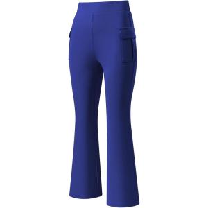 imageblibean Girls Uniform Pants Teen School Flare Bell Bottoms Size 615 YearsA Royal Blue