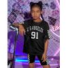 imageGirls Clothes Summer Outfits Graphic Letter Print Tee Shirt  Biker Shorts 2Pcs Clothing Set 716TPlaid  Black