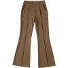 imageblibean Teen Girls Dress Pants Bell Bottoms School Uniform Leggings Size 615 YearsA Dark Brown