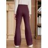 imageblibean Teen Girls Dress Pants Bell Bottoms School Uniform Leggings Size 615 YearsA Red