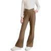 imageblibean Teen Girls Dress Pants Bell Bottoms School Uniform Leggings Size 615 YearsA Dark Brown