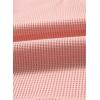 imageblibean Girls Summer Clothes Set Kids Waffle Pockets Cotton Outfit Size 413 YearsA Pink