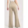 imageblibean Girls 2025 School Leggings Teen Uniform Flare Bell Bottoms Size 615 YearsA Beige