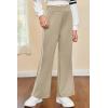 imageblibean Girls 2025 School Leggings Teen Uniform Flare Bell Bottoms Size 615 YearsA Beige
