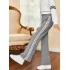 imageblibean Girls 2025 School Leggings Teen Uniform Flare Bell Bottoms Size 615 YearsA Grey