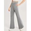 imageblibean Girls 2025 School Leggings Teen Uniform Flare Bell Bottoms Size 615 YearsA Grey