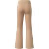 imageblibean Girls 2025 School Leggings Teen Uniform Flare Bell Bottoms Size 615 YearsA Khaki