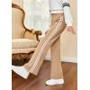 imageblibean Girls 2025 School Leggings Teen Uniform Flare Bell Bottoms Size 615 YearsA Khaki