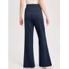 imageblibean Girls 2025 School Leggings Teen Uniform Flare Bell Bottoms Size 615 YearsA Navy Blue