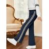 imageblibean Girls 2025 School Leggings Teen Uniform Flare Bell Bottoms Size 615 YearsA Navy Blue