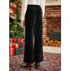 imageblibean Girls 2025 Uniform Pants Teen School Velvet Flare Leggings Size 615 YearsA Black