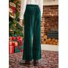 imageblibean Girls 2025 Uniform Pants Teen School Velvet Flare Leggings Size 615 YearsA Green
