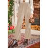 imageblibean Girls 2025 Uniform Pants Teen School Velvet Flare Leggings Size 615 YearsA Khaki