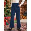 imageblibean Girls 2025 Uniform Pants Teen School Velvet Flare Leggings Size 615 YearsA Navy Blue