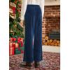 imageblibean Girls 2025 Uniform Pants Teen School Velvet Flare Leggings Size 615 YearsA Navy Blue