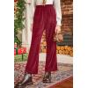 imageblibean Girls 2025 Uniform Pants Teen School Velvet Flare Leggings Size 615 YearsA Red