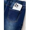 imageblibean Girls Bell Bottoms Jeans Zimbaplatinum Demin Pants Size 615 YearsA Dark Blue