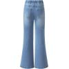 imageblibean Girls Bell Bottoms Jeans Zimbaplatinum Demin Pants Size 615 YearsA Dusk Blue