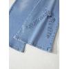 imageblibean Girls Bell Bottoms Jeans Zimbaplatinum Demin Pants Size 615 YearsA Dusk Blue