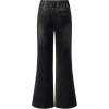 imageblibean Girls Bell Bottoms Jeans Zimbaplatinum Demin Pants Size 615 YearsA Grey