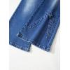 imageblibean Girls Bell Bottoms Jeans Zimbaplatinum Demin Pants Size 615 YearsA Light Blue