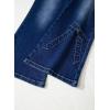 imageblibean Girls Bell Bottoms Jeans Zimbaplatinum Demin Pants Size 615 YearsA Sky Blue