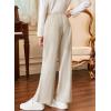 imageblibean Girls Uniform Pants Corduroy School Dress Bootcut Trousers Size 615 YearsA Beige