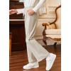 imageblibean Girls Uniform Pants Corduroy School Dress Bootcut Trousers Size 615 YearsA Beige